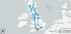  Grande Bretagne (nuits à Londres) - 24 destinations 
