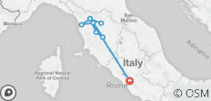  Höhepunkte Roms und der Toskana (9 Tage) - 12 Destinationen 