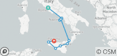  Süditalien und Sizilien - 10 Tage - 14 Destinationen 