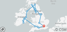  Points forts de la Grande-Bretagne et de l\'Irlande (nuits à Londres) - 17 destinations 