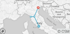  Kontraste Italiens - 10 Tage - 5 Destinationen 