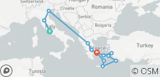  Das beste aus Italien und Griechenland (14 Tage) - 13 Destinationen 