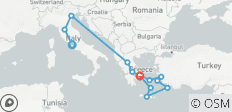  Het beste van Italië en Griekenland (14 dagen) - 13 bestemmingen 