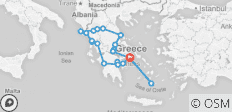 Geheimnisse Griechenlands mit Korfu (Santorin, 14 Tage) - 17 Destinationen 