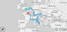  Grand European (End Paris, 23 Days) - 21 destinations 
