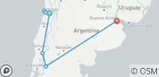  Les points forts du Chili et de l\'Argentine - 7 destinations 