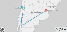  Hoogtepunten van Chili &amp; Argentinië - 6 bestemmingen 