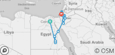  Pyramiden, Petra und Heiliges Land - 19 Tage - 22 Destinationen 