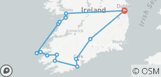  Circuit en petit groupe de 5 jours dans le sud et l\'ouest spectaculaires de l\'Irlande - 14 destinations 