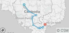  Mekong Kreuzfahrt - Von Siem Reap nach Ho-Chi-Minh-Stadt - 12 Destinationen 