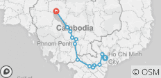 Mekong Flusskreuzfahrt XL – Von Ho-Chi-Minh-Stadt nach Siem Reap - 14 Destinationen 