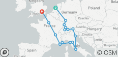  European Tapestry with London - 19 destinations 