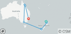  Höhepunkte des Südpazifiks - 13 Destinationen 