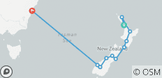  Das Beste von Neuseeland mit Sydney - 12 Destinationen 