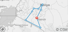  Kenia: Een klassieke safari met Nairobi - 9 bestemmingen 