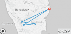  Nilgiri Heuvels - 5 dagen - 5 bestemmingen 