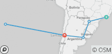  Enthüllung von Brasilien, Argentinien &amp; Chile mit Osterinsel - 7 Destinationen 