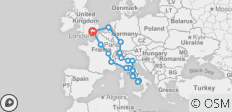  Het beste van Europa met Londen - 17 bestemmingen 