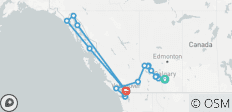  Heart of the Canadian Rockies with Alaska Cruise - 22 destinations 