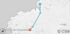  Camino Ingles : Le chemin anglais de Saint-Jacques-de-Compostelle - 4 destinations 