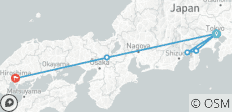  Das Beste von Japan inkl. Hiroshima - 6 Destinationen 