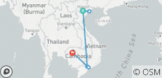  Geschmack von Vietnam &amp; Kambodscha - 9 Destinationen 