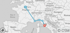  Frankrijk en Italië Avontuurlijke Rondreis - 5 bestemmingen 