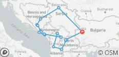  Kaléidoscope balkanique - 16 destinations 