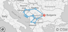  Balkan Kaleidoskop - 17 Destinationen 
