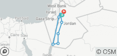 Jordanien Familienabenteuer - 8 Destinationen 