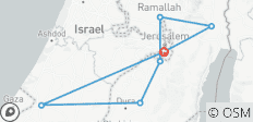  Westjordanland und Gaza Grenze - 5 Tage - 7 Destinationen 
