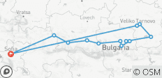  Balkan Radtour (Bulgarien) - 13 Destinationen 