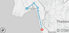  Süd-Myanmar Abenteuerreise - 7 Tage - 5 Destinationen 