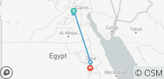  Cairo to Luxor Explorer - 6 days - 9 destinations 