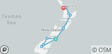  Amplified NZ Tour in reverse - 10 destinations 