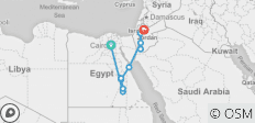  Route vers la Jordanie - 16 jours - 12 destinations 