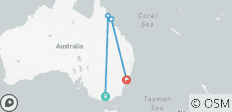  Kontraste Australiens (9 Tage) - 4 Destinationen 