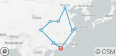  Circuit de 26 jours en Chine : Hong Kong, Pékin, Shanghai, Xi\'an, Chengdu et au-delà - 9 destinations 