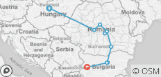  Erlebnisreise von Budapest nach Sofia - 11 Destinationen 