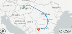  Budapest to Sofia Adventure - 11 destinations 