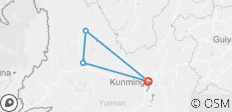  Yunnan Entdeckungsreise - 8 Tage - 4 Destinationen 