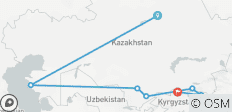 Kazakhstan Adventure - 7 destinations 