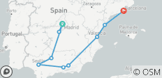 Spanish Wonder (End Barcelona) - 10 destinations 
