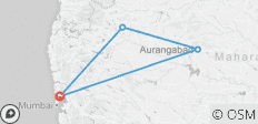  Maharashtra Rundreise: Mumbai, Aurangabad und Nashik - 4 Destinationen 