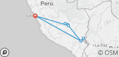  Archeologisch Peru (08 dagen &amp; 07 nachten) - 9 bestemmingen 