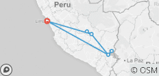  Machu Picchu und Titicacasee - Von Lima - 8 Tage - 8 Destinationen 
