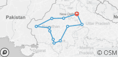  Königliche Rajasthan Rundreise mit Taj Mahal - 12 Destinationen 