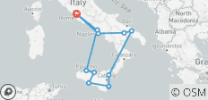  Höhepunkte aus Süditalien &amp; Sizilien - 10 Tage - 11 Destinationen 