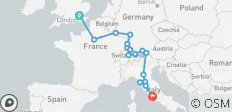  Best of Western Europe - 10 Days - 19 destinations 