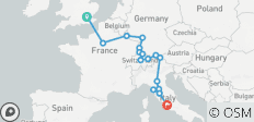  Das Beste aus Westeuropa - 10 Tage - 19 Destinationen 
